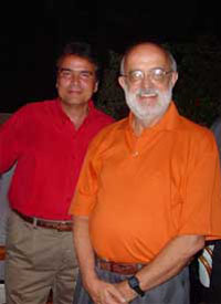  De vermelho, José Temporão ao lado de Sergio Arouca 