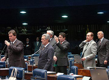  Senadores aprovam o projeto que, sancionado por Lula, se tornou a Lei Arouca (Foto: Geraldo Magela) 