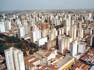 Vista aérea da região central de Ribeirão Preto (Foto: Faculdade de Medicina/USP) 