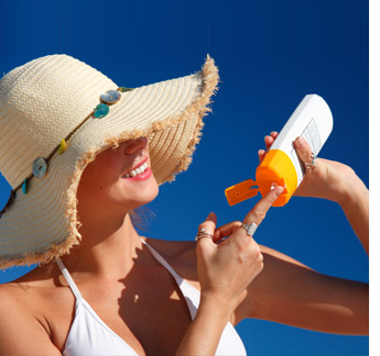  As recomendações vão além do uso correto do filtro solar. Devem-se usar chapéus com abas largas e, na praia, barracas de algodão ou lona - que absorvem 50% da radiação ultravioleta 