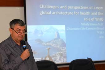 Dirigente da OMS expõe os desafios para a saúde global e o papel da Organização