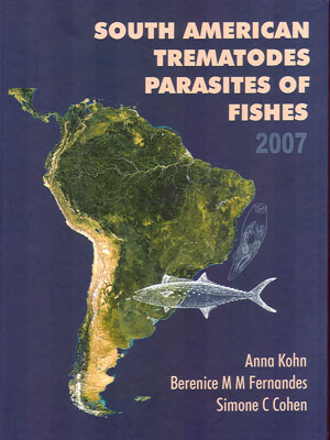  Capa do catálogo <EM>South American Trematodes Parasites of Fishes</EM> 