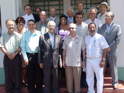  O prefeito e o secretário de Saúde de Bambuí, membros da Academia Mineira de Medicina e Representantes da Fiocruz Minas reúnem-se no Posto Avançado de Estudos Emmanuel Dias (Paeed) 