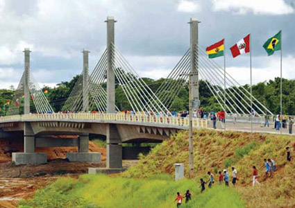  Inauguração da Ponte da Integração, na fronteira entre Brasil, Peru e Colômbia 