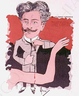  A imprensa ridicularizava Oswaldo Cruz e a vacinação obrigatória (caricatura de Vasco Lima, de 1904) 