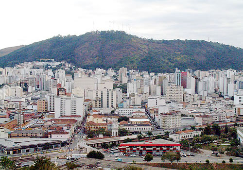  Vista panorâmica da região central do município (Foto: Prefeitura de Juiz de Fora) 