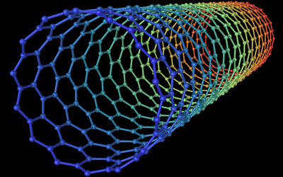  Um nanotubo de carbono 