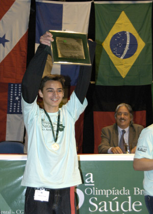  Cerimônia de premiação dos vencedores da Olimpíada de 2006 (Foto: Ana Limp) 