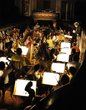  Ensaio da orquestra do Municipal (Foto: Ana Limp) 