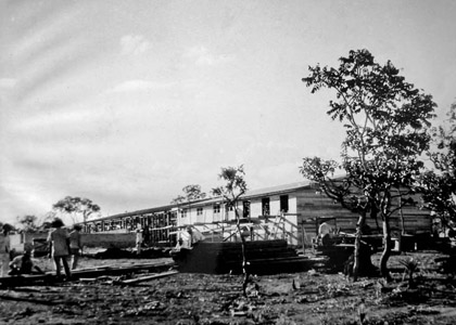  Construção do Hospital Juscelino Kubitschek, em abril de 1957 
