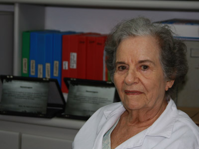  A pesquisadora Sonia Andrade, que também será homenageada 