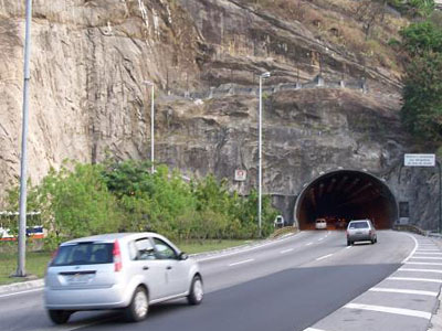  Túnel da Covanca, que faz parte da Linha Amarela (Foto: Arquivo Thomas Krauss/Cesteh) 