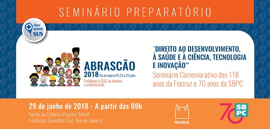 Preparatório Abrascão 2018 debate direito à saúde e CT&I